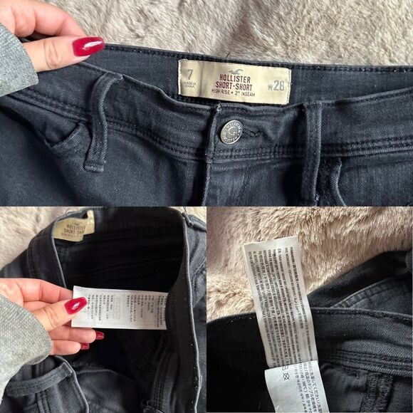 Hollister short black jean shorts - Picture 5 of 5